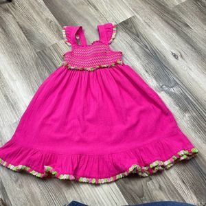 Goodlad Pink Sleeveless Fringe Dress